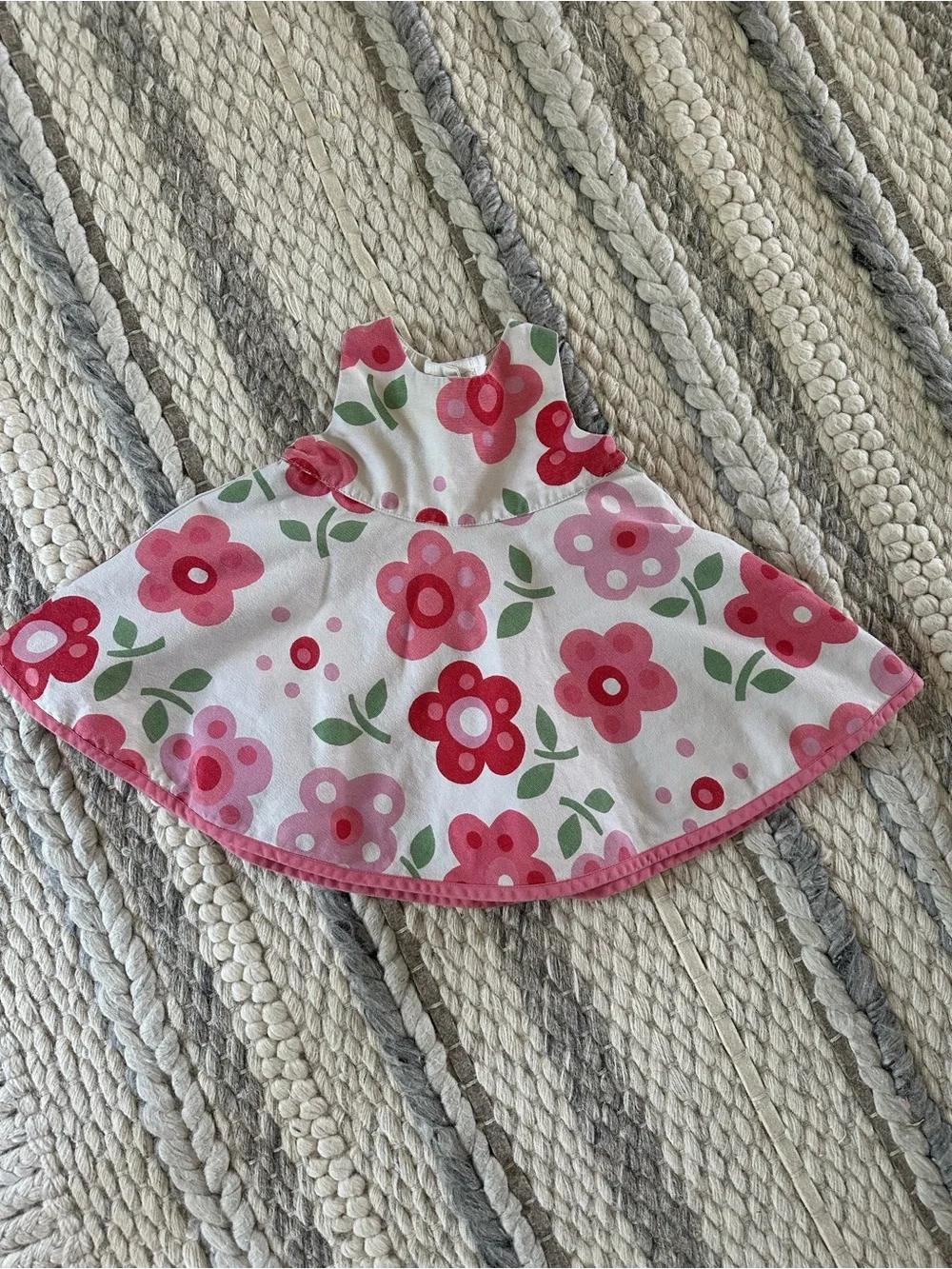 Baby Gap Dress in Pink and Red. 3-6 mos.
